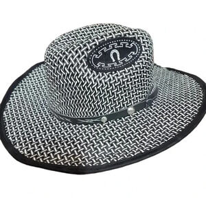 THE Golden West Leather trim Western Hat